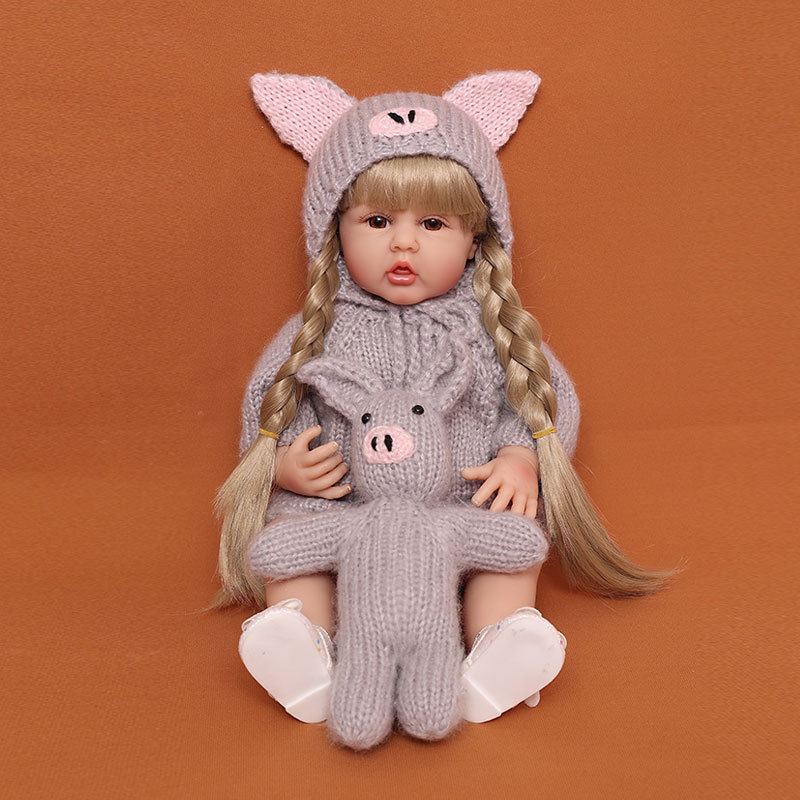 50厘米硅胶超软Q弹宝宝 仿真婴儿重生娃娃 新生儿模特跨镜出口详情4