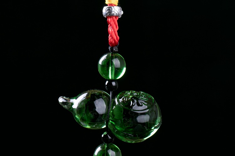 Wholesale of car pendants, crystal gourds, car hangers, engraved Fulu car ornaments pic 41