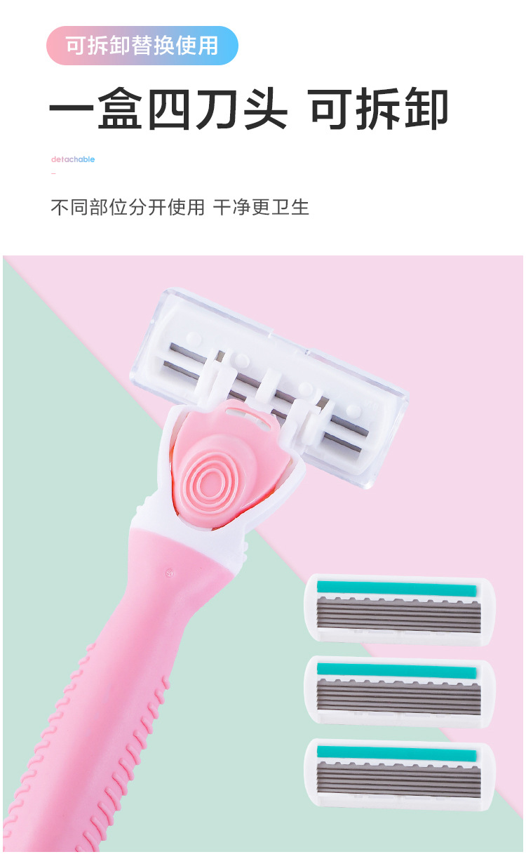 Manual shaving knife for women, armpit hair remover, a special tool for men and women to remove leg hair pic 24