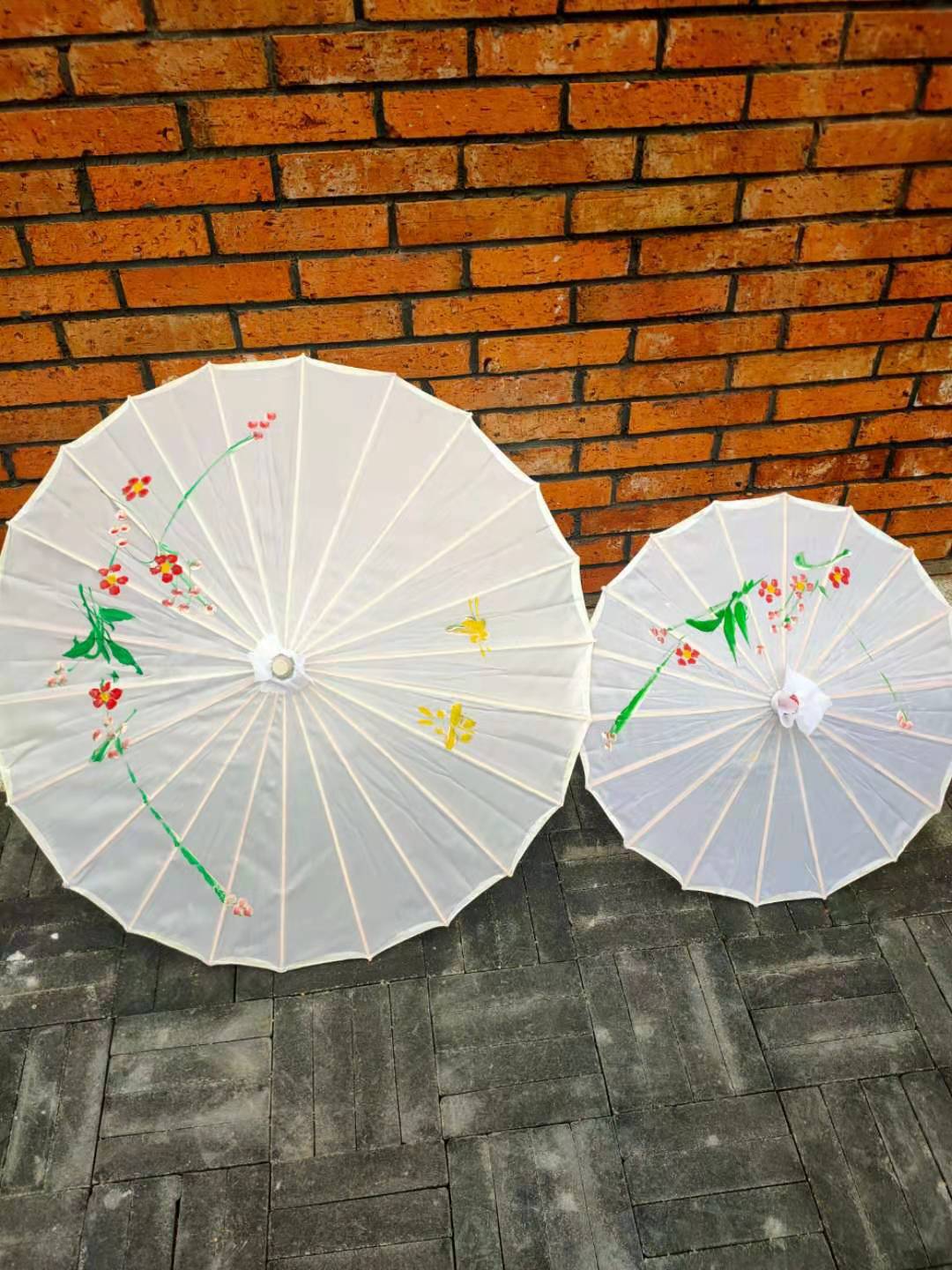 油纸伞工艺油纸伞古风装饰伞大小号古装绸布伞江南风舞蹈伞道具详情1