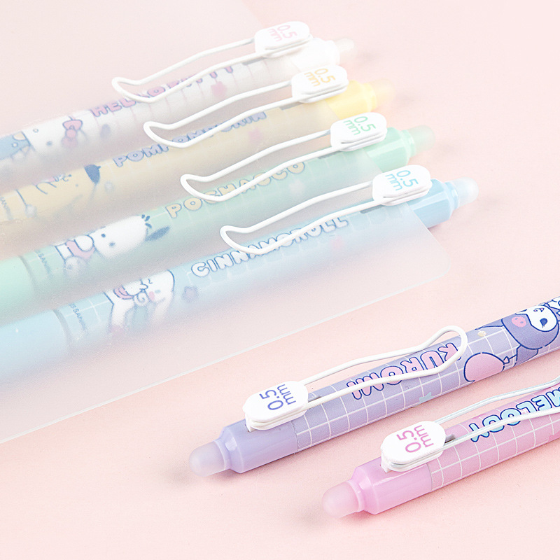 广博82116-3新款三丽鸥系列按动中性笔套装高颜值卡通可擦中性笔详情5