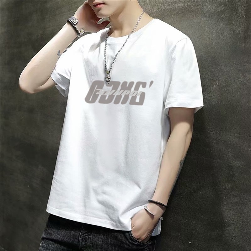 男士短袖t恤2024新款夏季潮流韩版宽松打底衫衣服体恤大码青少年详情22