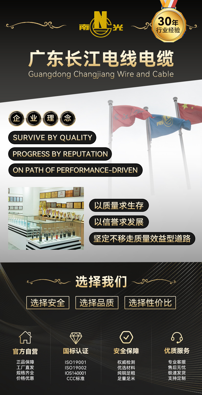 阻燃ZC-BV1/1.5/2.5/4/6平方国标纯铜芯防火工业家用单芯阻燃电线详情1