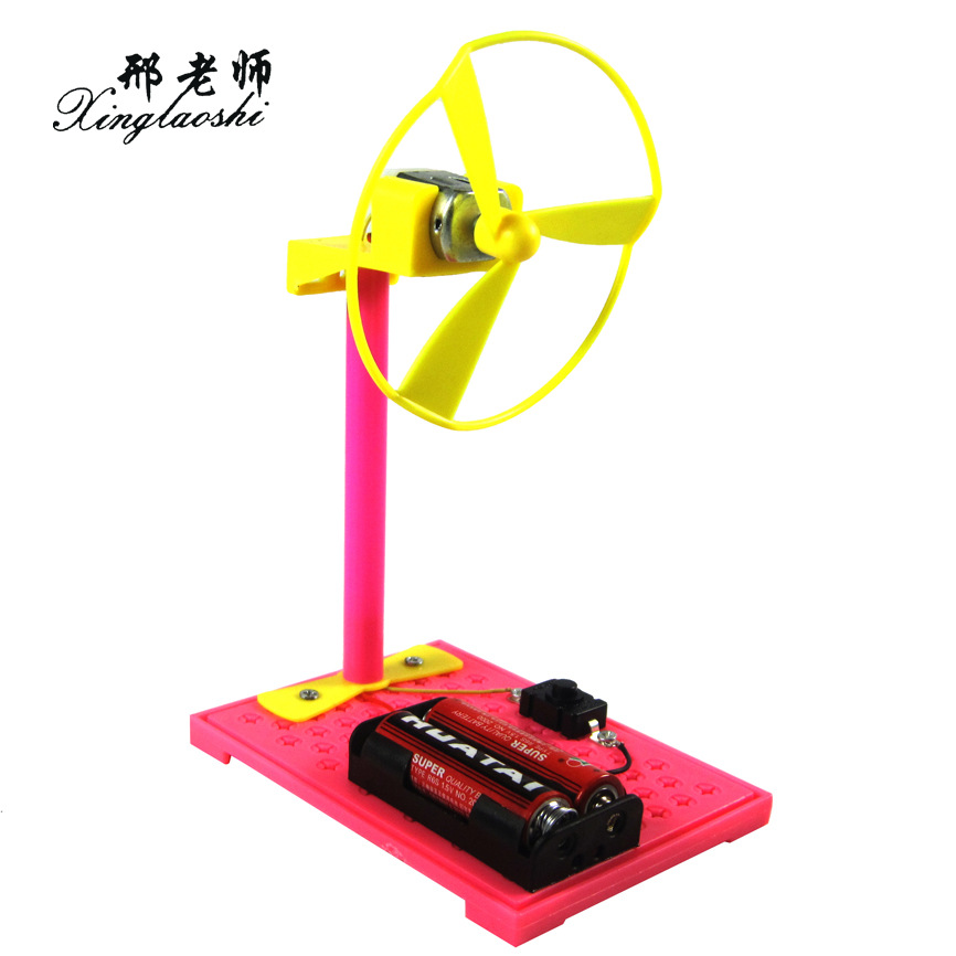 New DIY assembled electric fan, make fan technology small creations and inventions by yourself pic 9