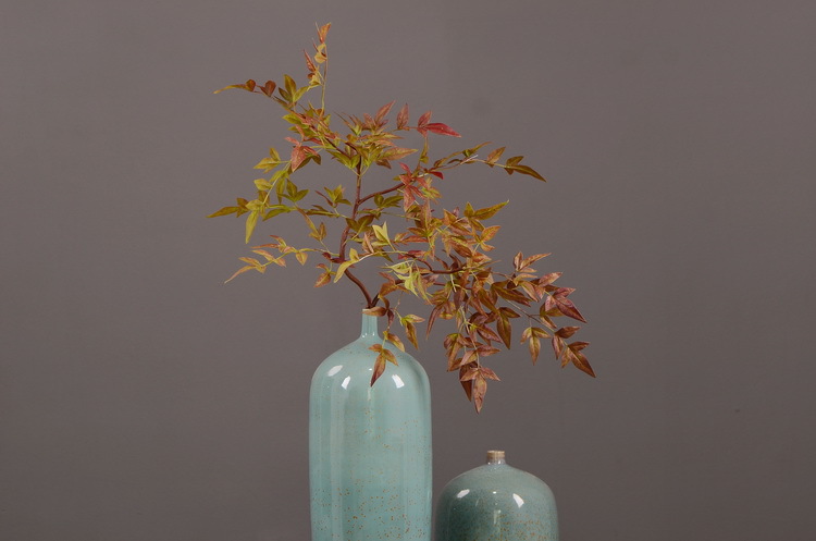 Dongli Source Factory, wholesale and direct sales of artificial plants in stock, wholesale of India leaves, autumn color leaves, hand-held flowers, leaf materials, props, flower art, bonsai, home decoration flowers pic 9