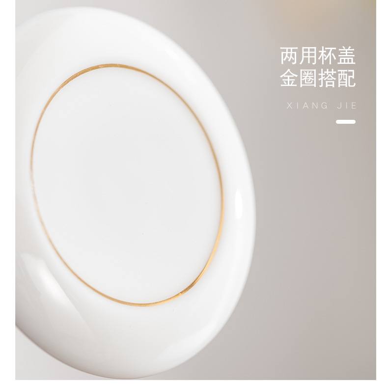 The Wujiang Sheep Fat Jade Porcelain Kung Fu Tea set travel bag is a high-end souvenir for outdoor travel. Wholesale pic 24
