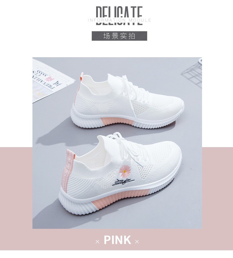 运动鞋女鞋子2024新款夏季网鞋透气网面休闲小白鞋女士单鞋跑步鞋详情6