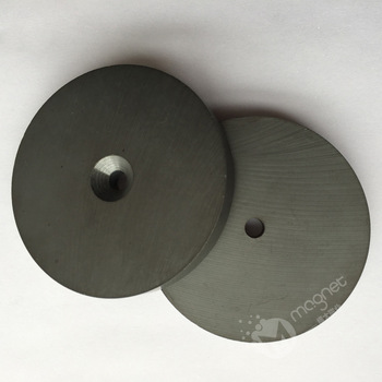 D45*3 manufacturer wholesale special-shaped black round magnet ferrite magnetic material round magnet manufacturer pic 5