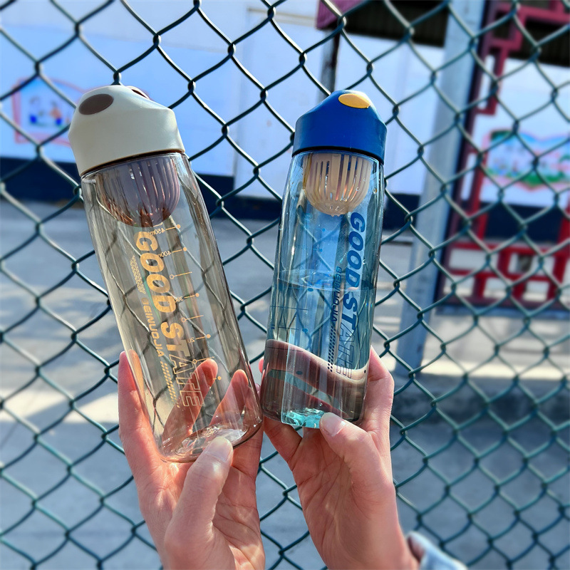 Shanghe Lock&Lock high appearance level, simple and portable plastic space cup, male and female students, filter for making tea, summer hand-held large-belted water cup pic 7