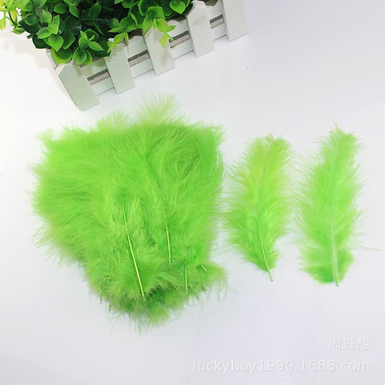DIY cat teaser filled with fire chicken feather balls and pointed tail fleece, wedding and festival colorful feathers pic 34