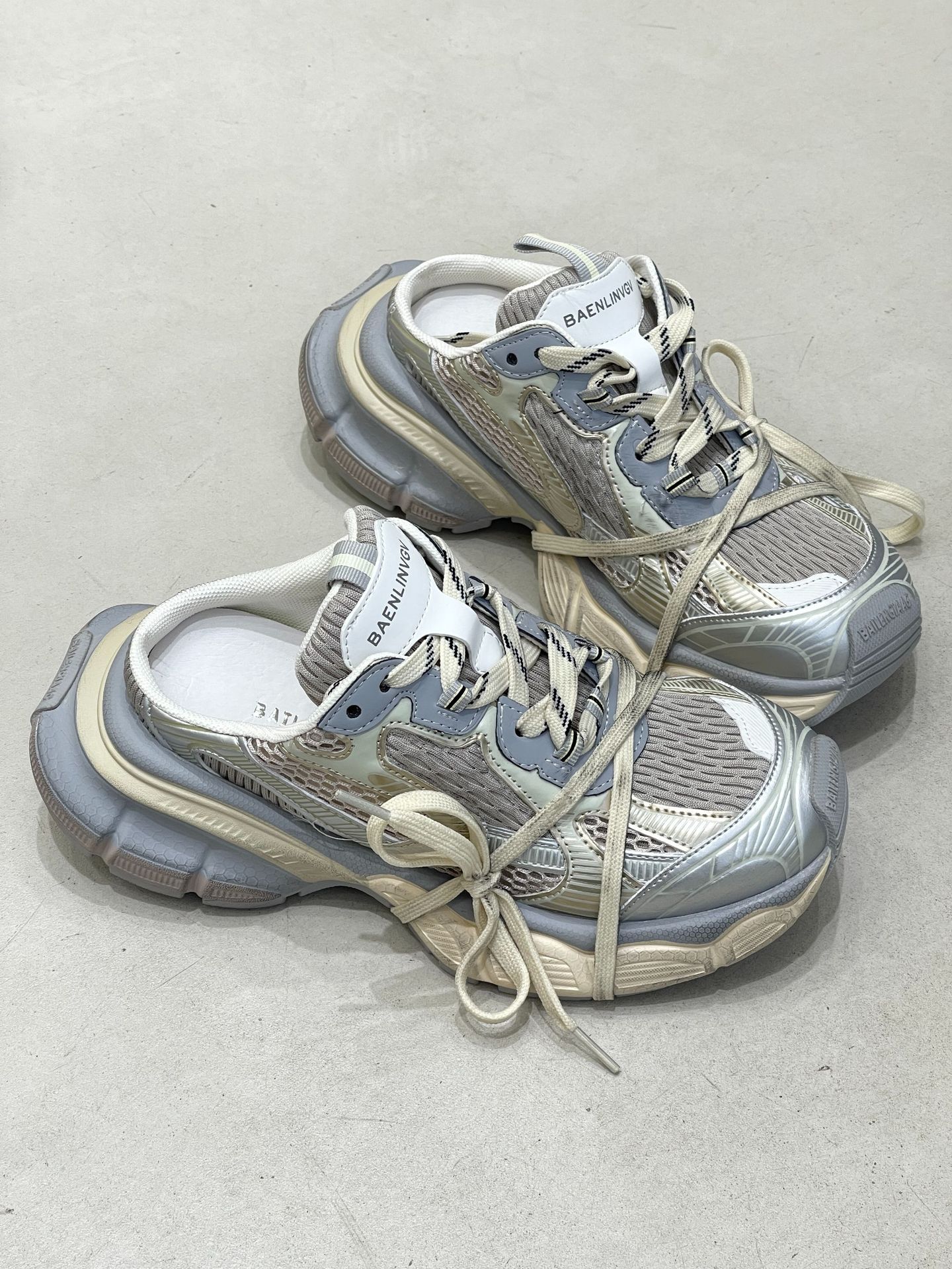 2023年新款老爹鞋增高厚底运动鞋休闲做旧复古情侣男女鞋详情18