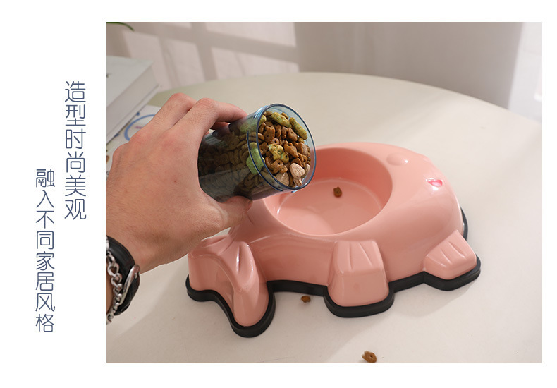 Wholesale of new cat bowls, dog bowls, Teddy Corgi fish mouth-shaped rice bowls, water bowls, candy-colored feeders and pet bowls pic 11