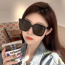 新款渐变果冻色太阳镜大框方形米钉街拍墨镜防紫外线遮阳镜百搭潮详情2