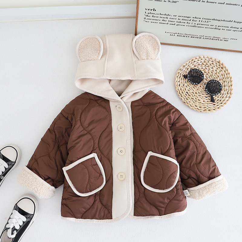 男童冬季夹棉外套加绒加厚儿童棉衣2023年新品保暖宝宝棉服童装潮详情14