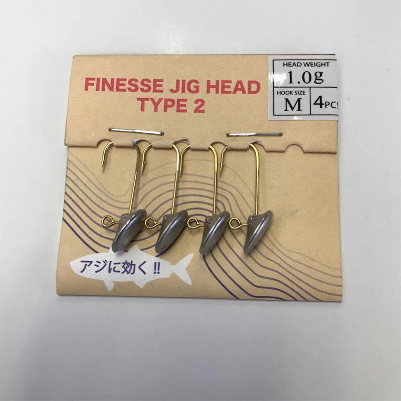 Musta bismuth alloy lead-head hook root fishing, fine hook with barbs, soft bait, fine fishing for sea bass, black sea bream and mandarin fish pic 3