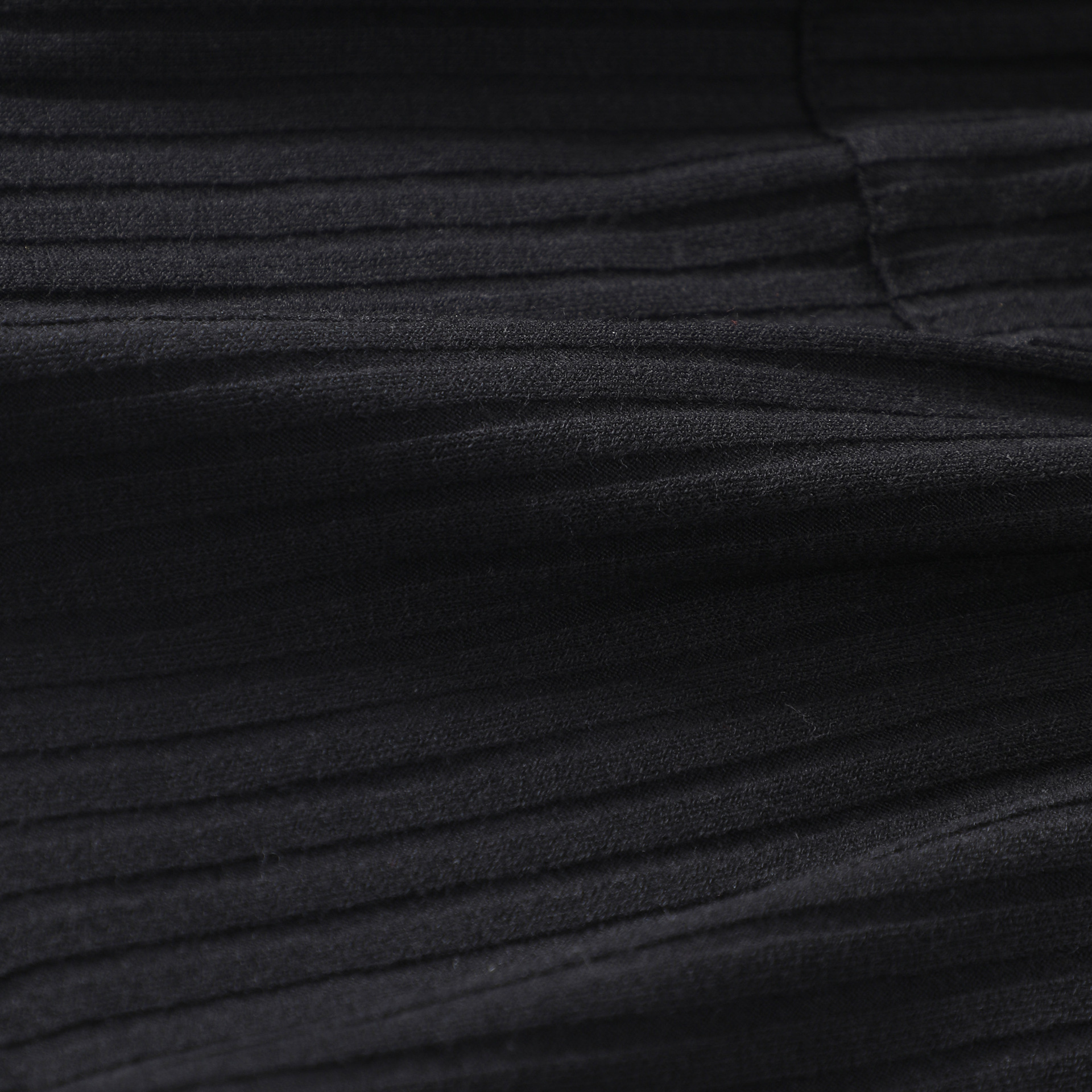 2024新款秋季中大童拼色格子袖黑收腰长裙详情7