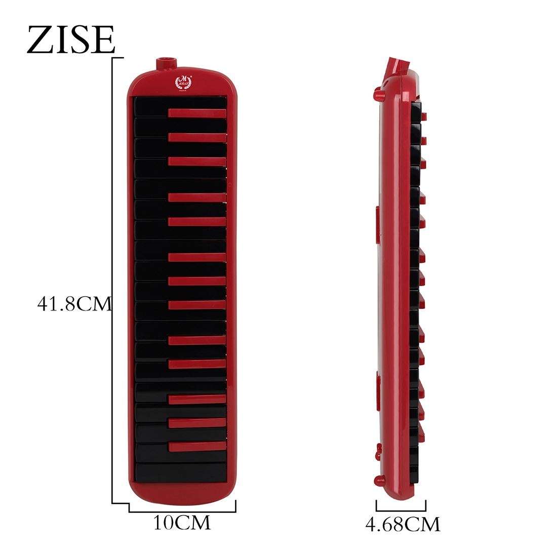 Wholesale of high-end 32-key performance harmonica in red and black EVA case for beginners and adults pic 2