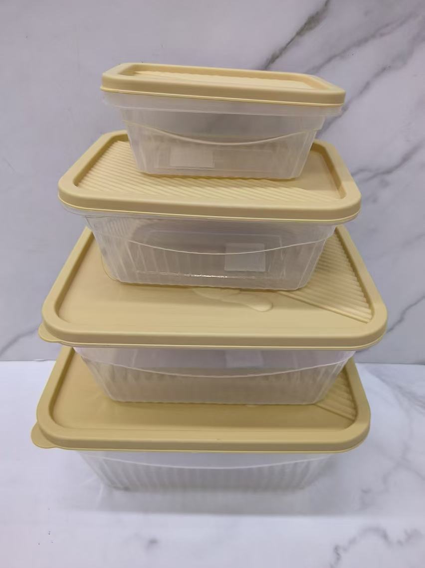 Sealed food storage boxes, plastic household large-capacity storage boxes, food and fruit storage boxes, meal boxes, cake boxes pic 5