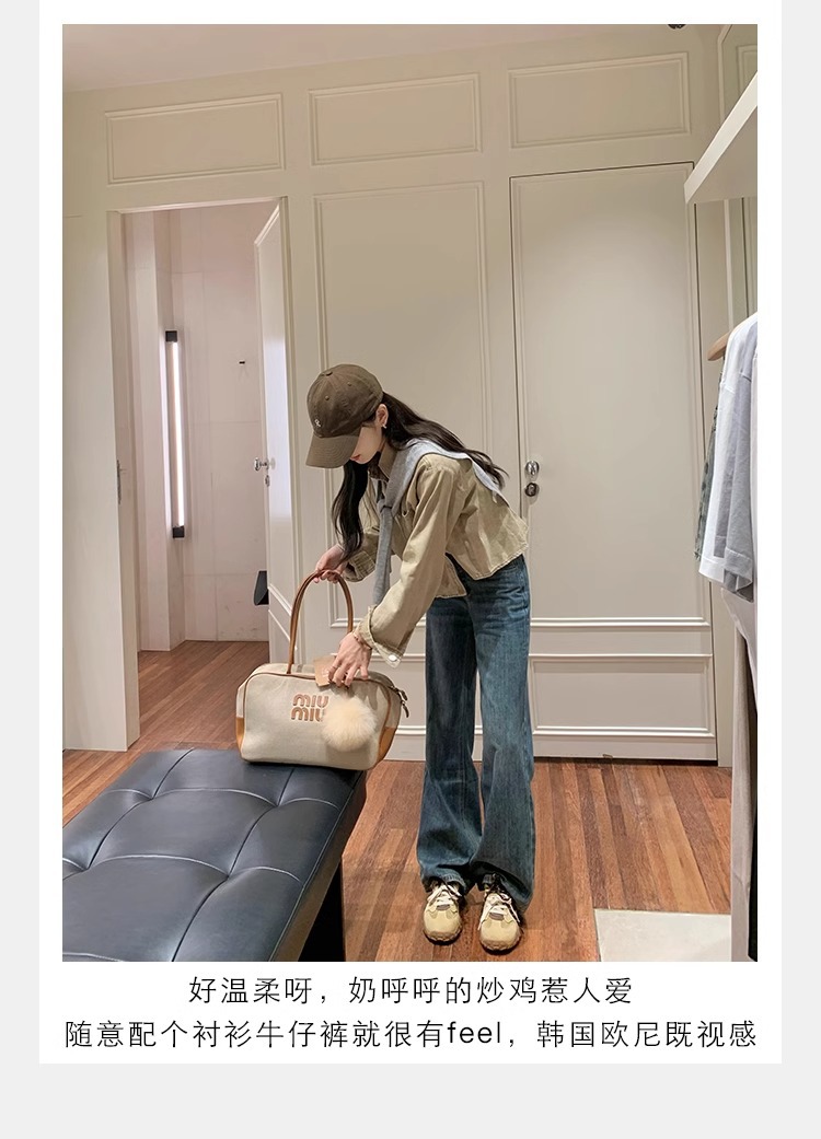 The thick-soled insole height-increasing Forrest Gump shoes of the same style as Grape Mom are the new sporty and casual leather training shoes for women in the autumn and winter of 2024 pic 36