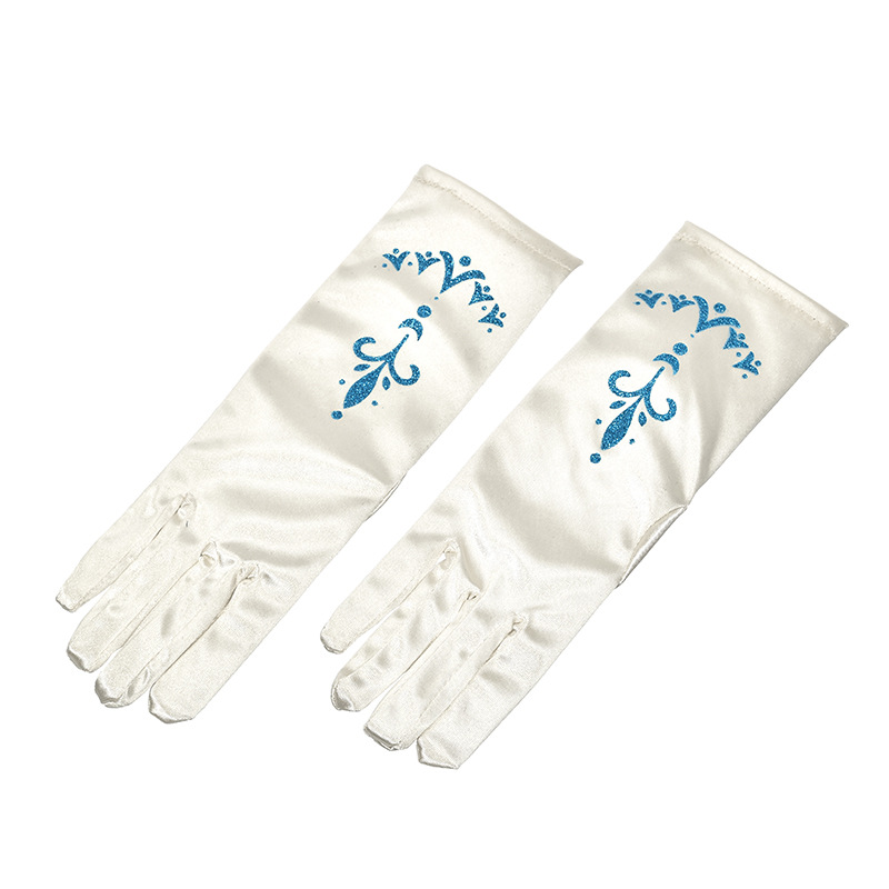 婚庆产品厂家直供新款多色手套冰雪奇缘儿童舞台演出五指手套服装配饰批发详情8