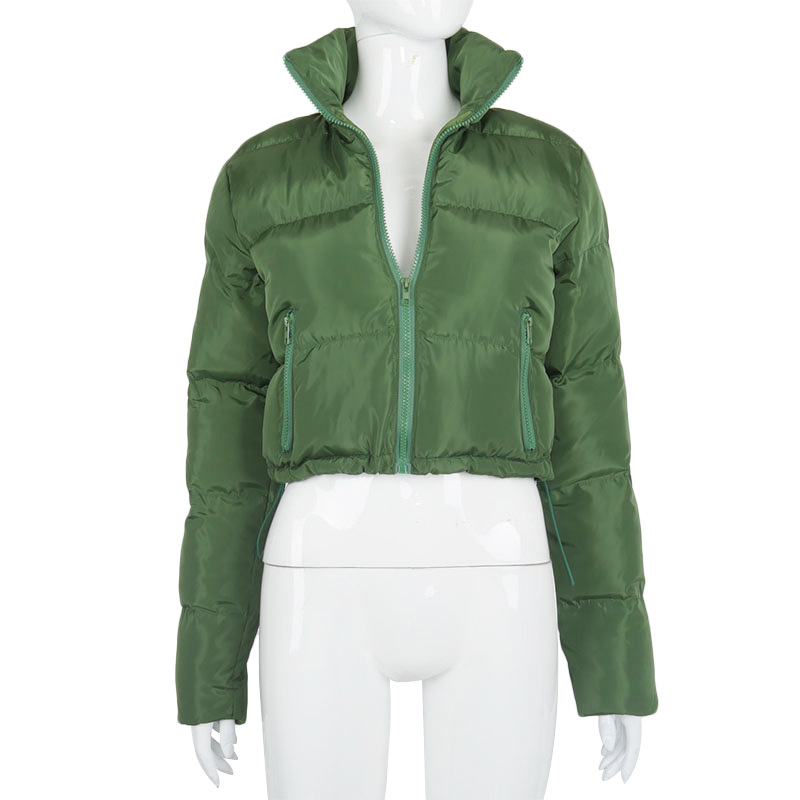 A20504T europa y américa 2021 otoño invierno moda nuevo estilo manga larga cardigan cuello alto caliente pan abajo chaqueta mujeres pic 23