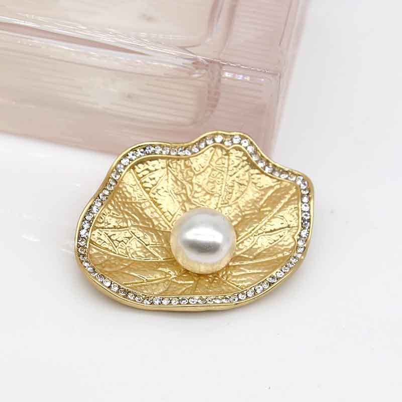 韩国新款高档珍珠胸针时尚风胸花水钻个性丝巾扣蝴蝶别针批发详情70