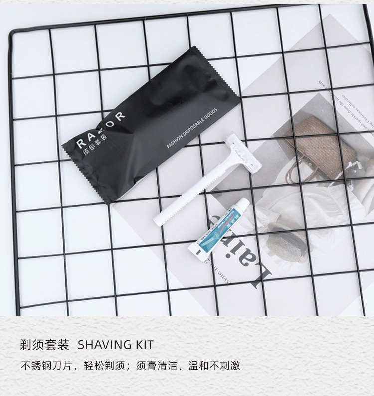 Wholesale of disposable toothbrushes, soft-bristled toiletries sets for hotels, toothpaste, combs, soap, shampoo and slippers for homestays pic 5