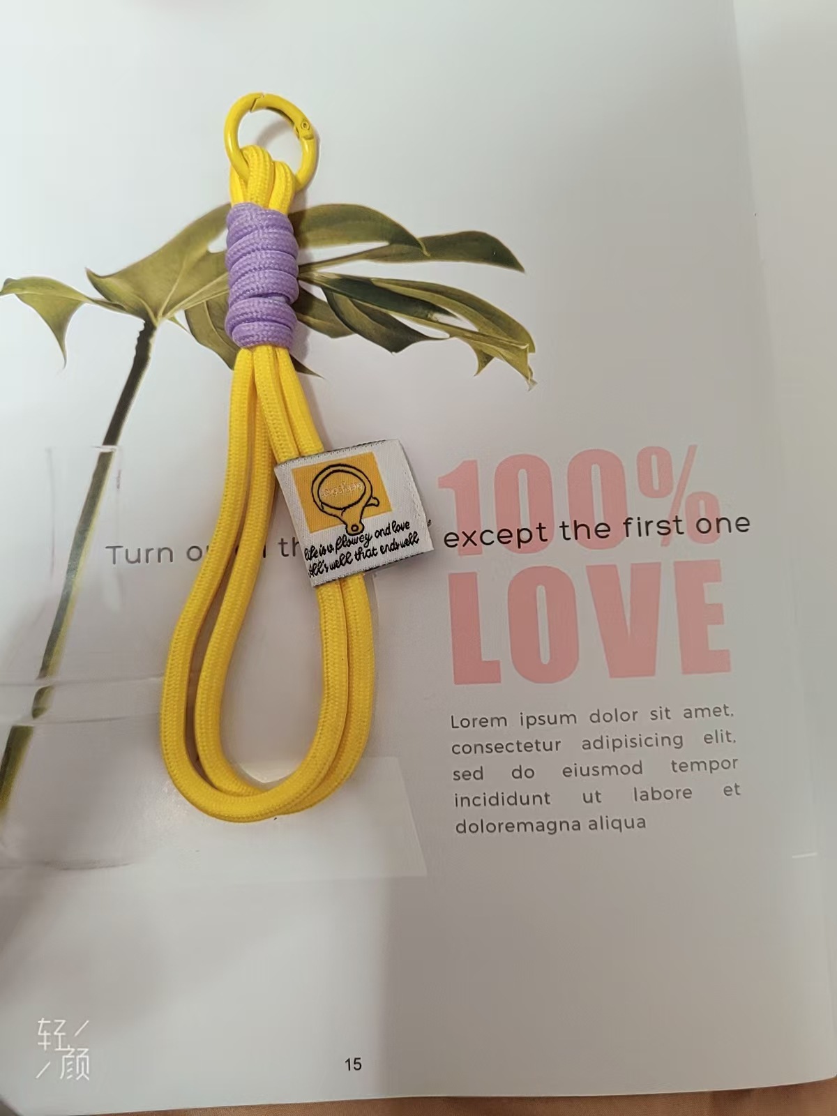 跨境网红厂家直销涤纶手机挂绳 水杯挂饰饰品挂绳 多尺寸背包挂绳详情2