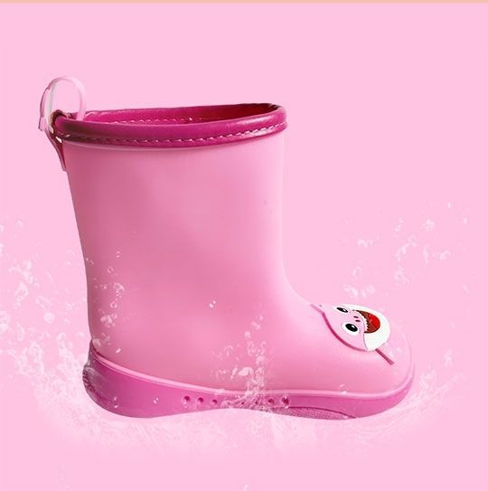 儿童雨鞋男童防滑时尚婴幼儿水鞋女童宝宝防水卡通中筒小孩雨靴详情13