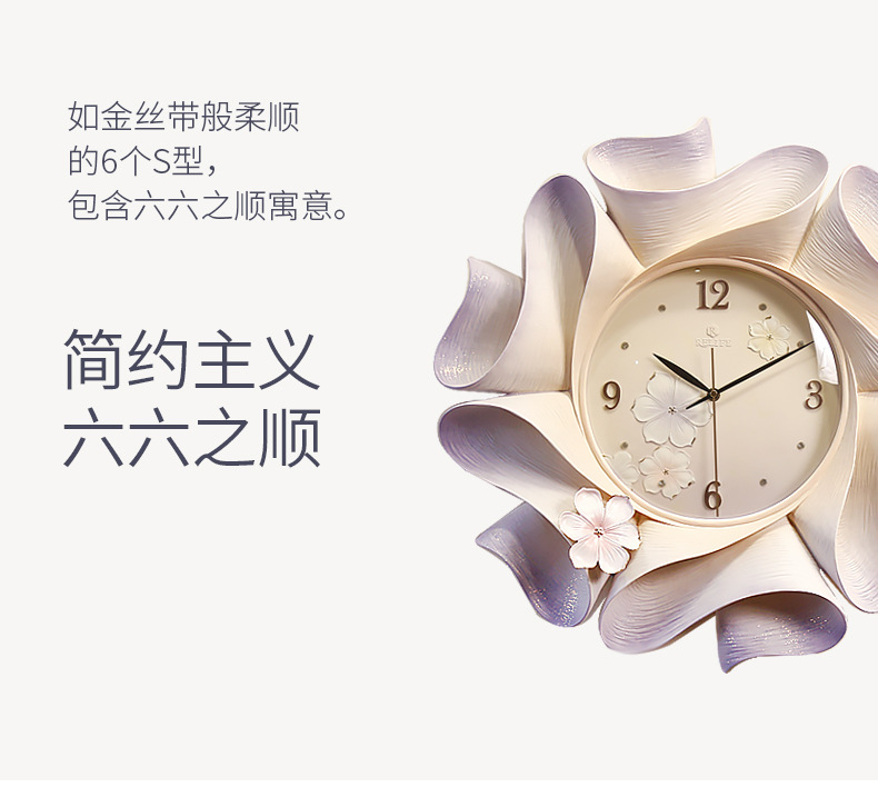 Fuxiao decoración reloj de pared creativo reloj de pared diy puro reloj de pared pintado a mano amazon cross-border e-commerce productos relojes al por mayor pic 2