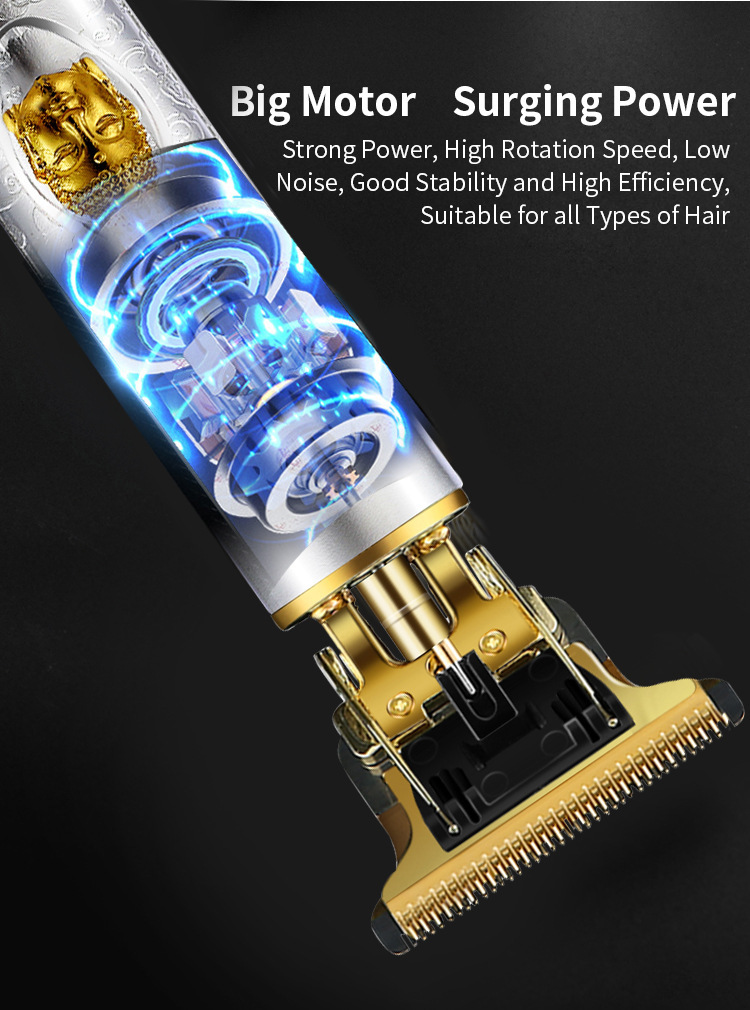 跨境剪发器美发电推子电动理发器电推剪油头雕刻剃头刀光头理发剪详情9