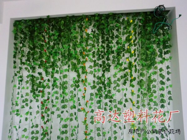 Artificial grape leaf, vine, plastic artificial leaf decoration, densification, small leaf sweet potato leaf climbing, tiger leaf drying, vine, artificial flower, artificial lawn, artificial tree, artificial vine, artificial flower, artificial green pic 12