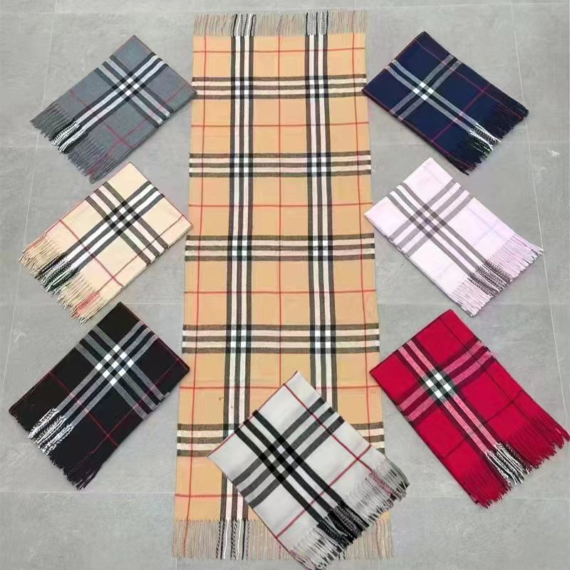 250g冬季经典巴巴格围巾男女百搭加厚保暖围脖仿羊绒流苏披肩外贸详情30