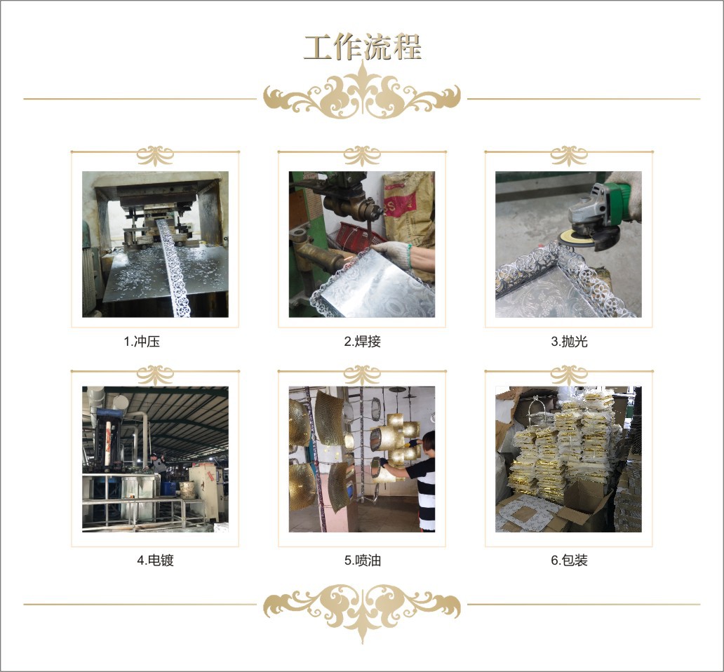 The new design features a circular golden metal tray for cups, teapots, storage trays, tableware and restaurant trays pic 7