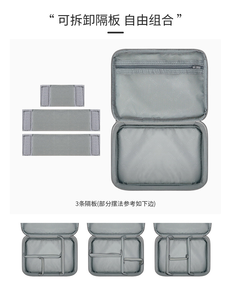 包纳 厂家直销耳机收纳盒数据线数码收纳包硬盘充电宝电源保护套详情5