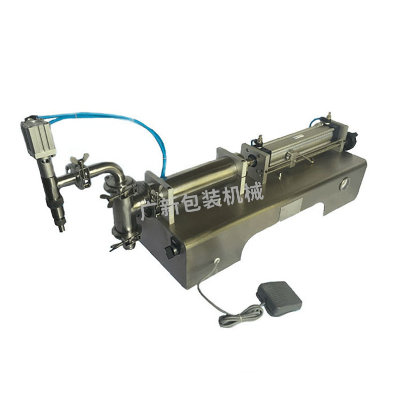 Semi-automatic filling machine, high-end horizontal electrical single-head liquid filling machine, disinfectant water and liquid filling machine pic 12