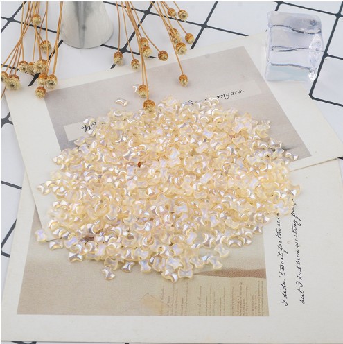 Wholesale of popular nail art accessories: Jelly mini ab color trapezoidal resin flat bottom colorful irregular-shaped diamond nail art diamond pic 7