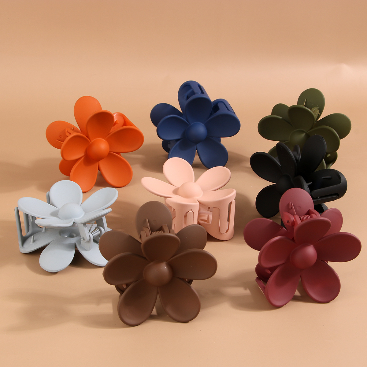 Guanyang ABS hair clip, flower clip, European and American Amazon fashion shark claw clip, not easy to break, can be used as a hair clip pic 20