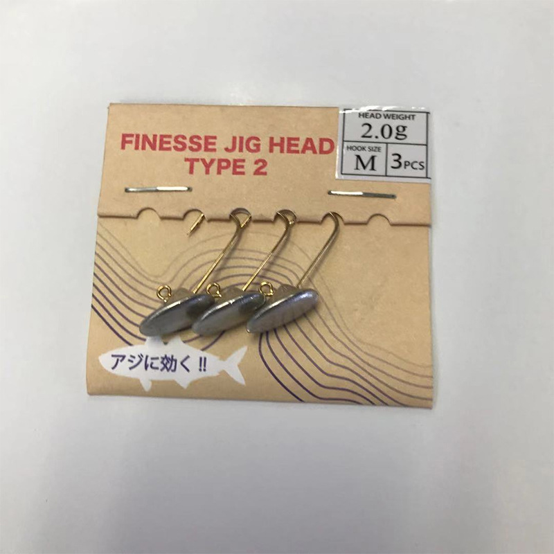 Musta bismuth alloy lead-head hook root fishing, fine hook with barbs, soft bait, fine fishing for sea bass, black sea bream and mandarin fish pic 6