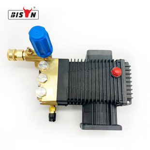 柏森增压泵工业往复泵大流量高压清洗机泵头 洗车机泵头不锈钢泵详情5