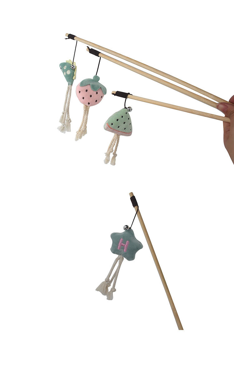 New green cat toys, interactive cat toys, bamboo sticks for export to Amazon, cross-border cat products pic 18
