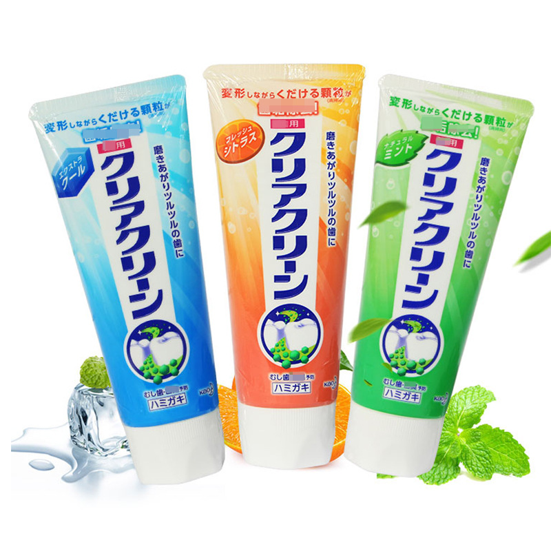 KAO toothpaste imported from Japan, new granular toothpaste, original flavor, cool citrus and mint, 120g, wholesale one piece pic 1