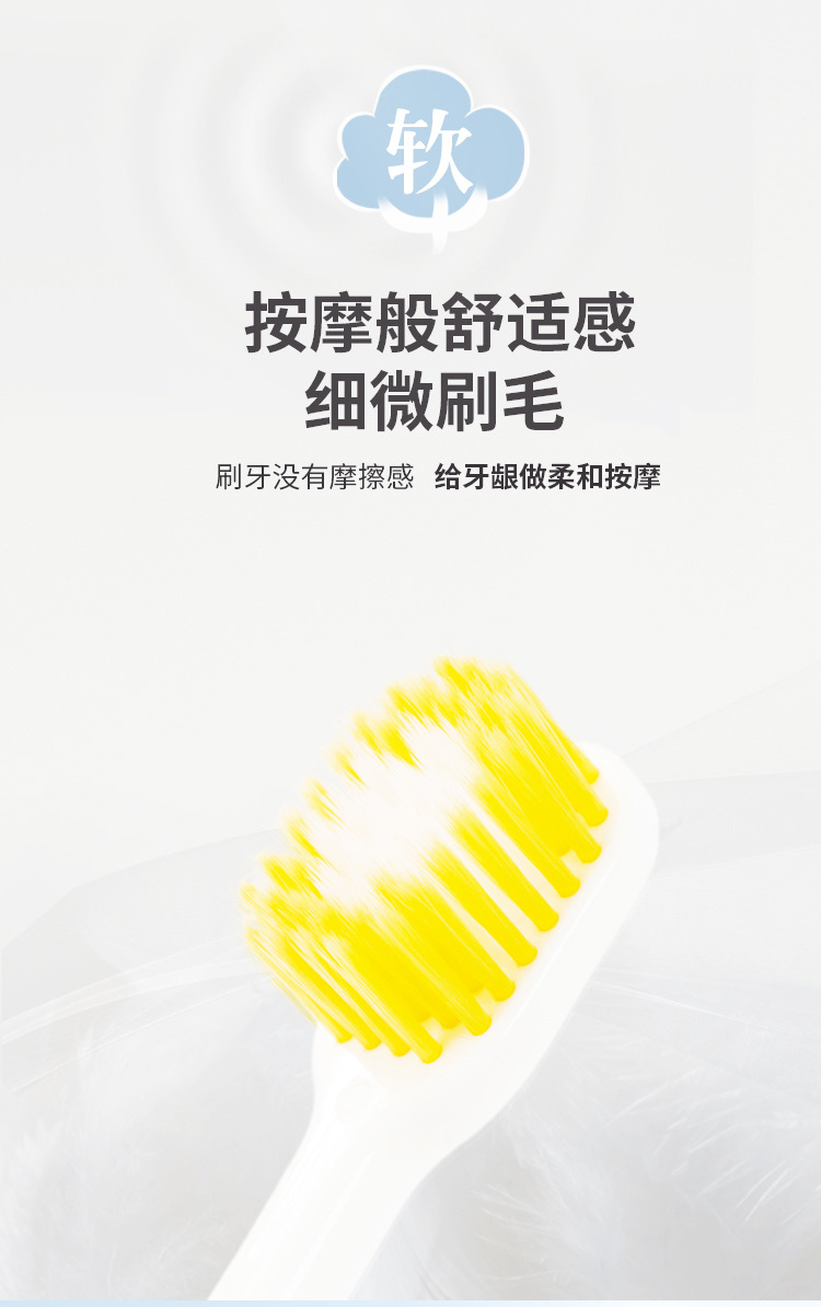 日本ito牙刷手动软毛高密度细微清洁宽头刷毛情侣男女家庭装批发详情9