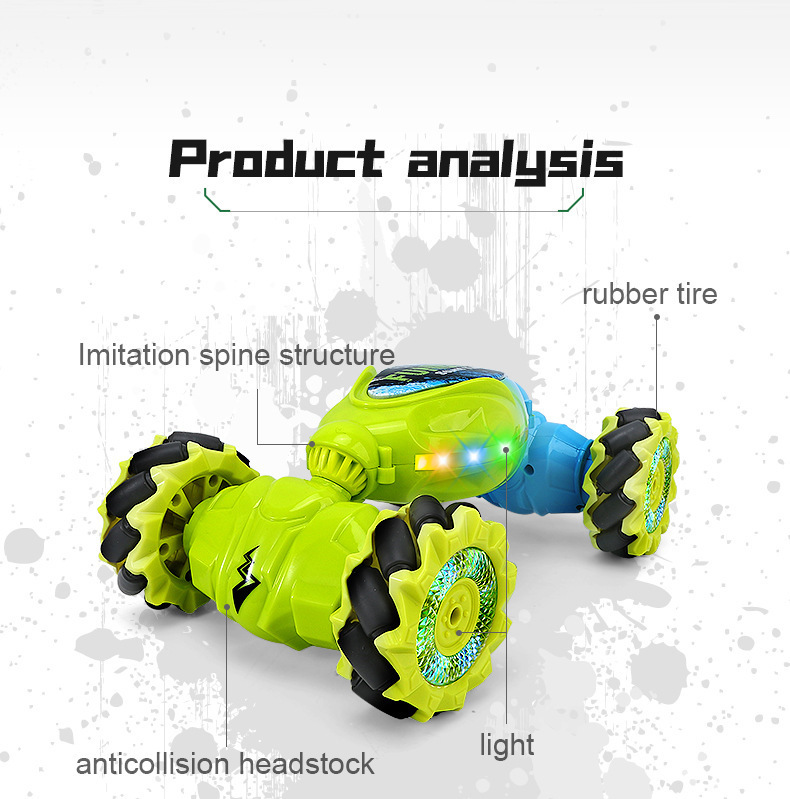 手势感应变形遥控车儿童玩具扭变车电动攀爬赛车越野漂移男孩礼物详情19