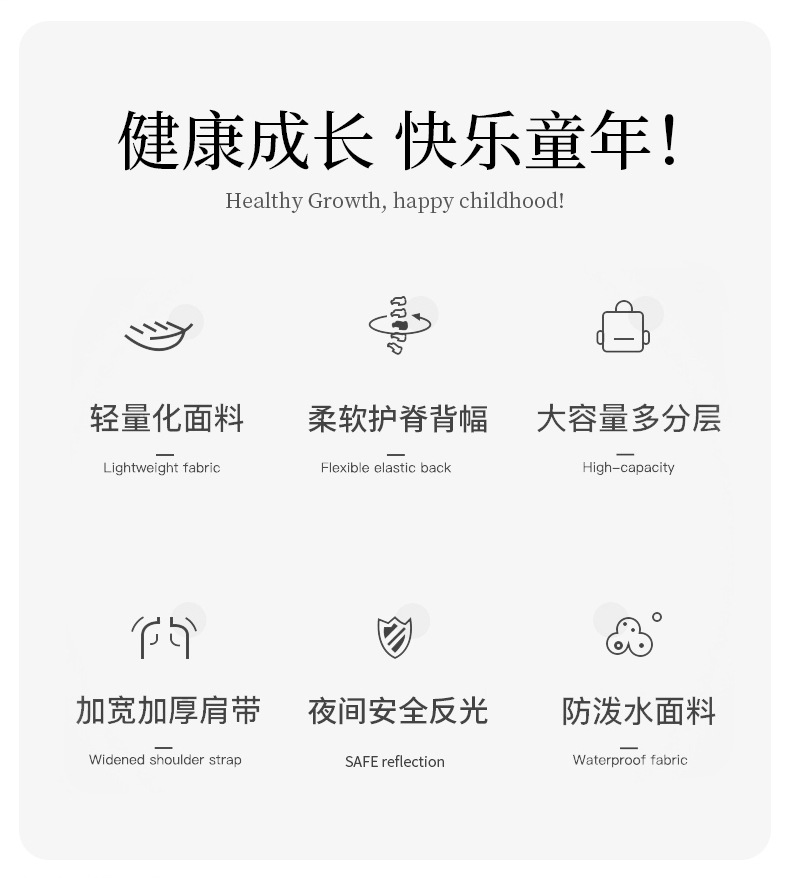 新款书包女可爱韩版高中生初中生学生六年级双肩包背包休闲大容量详情2