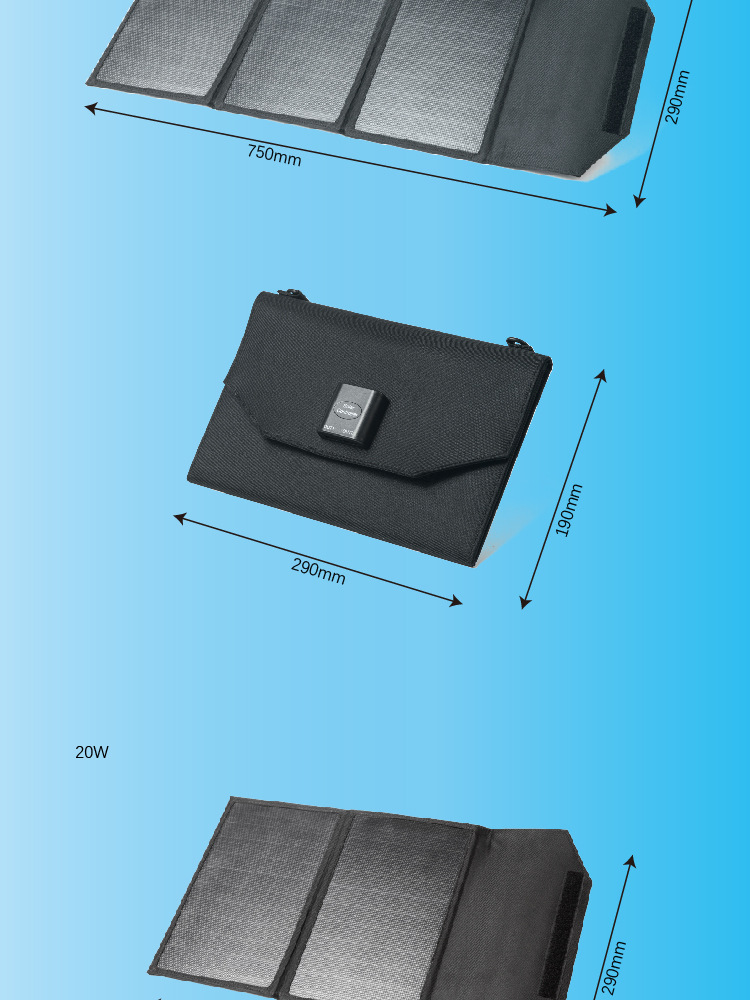 30W solar charger portable and easy to carry, dual usb output foldable power bank manufacturer wholesale stock pic 15