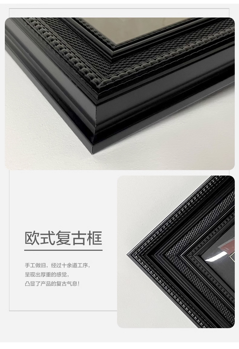 中古风装饰画小红书热款兰花竹子餐厅卧室客厅装饰画样板间挂画详情2