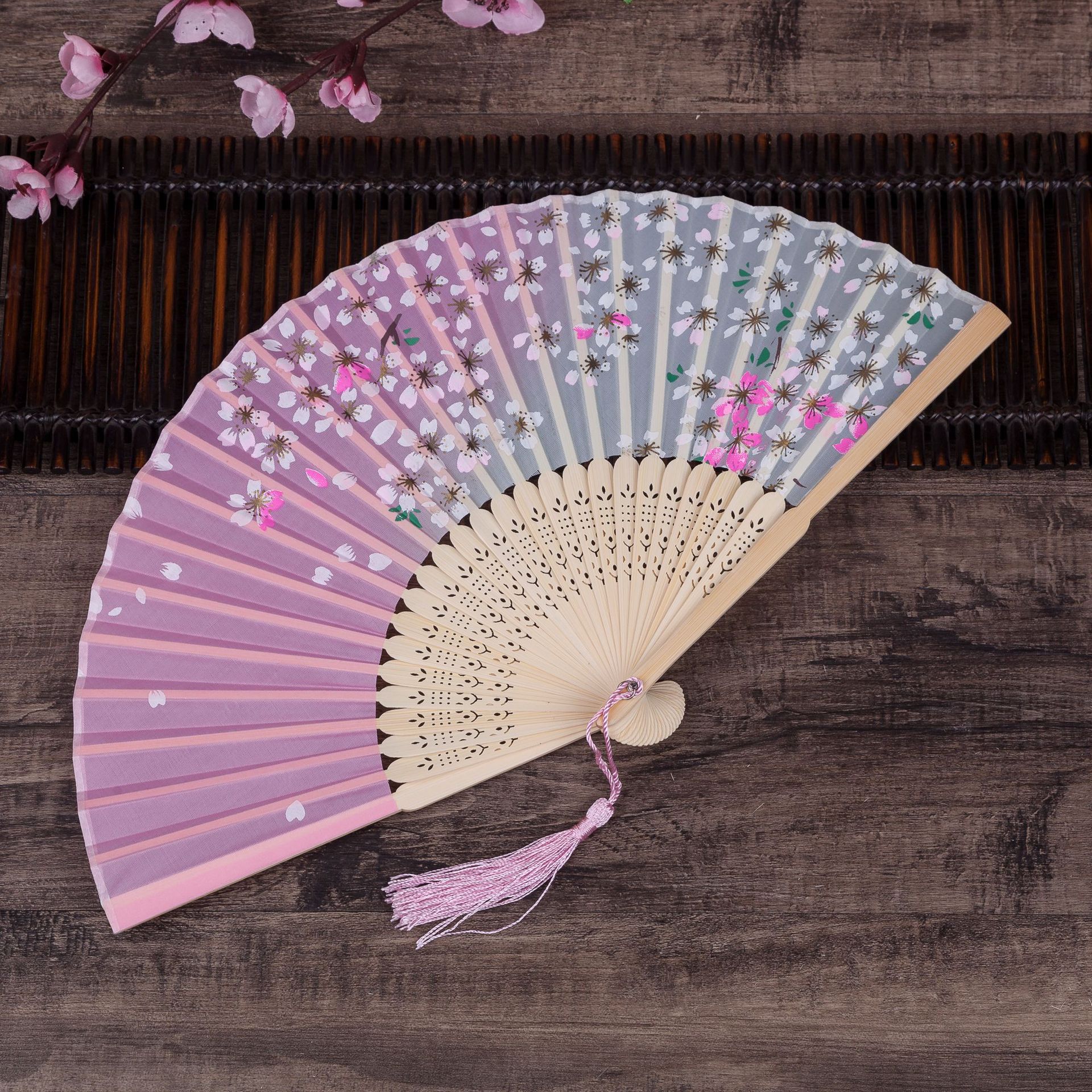 扇子折扇中国风舞蹈扇女夏季折叠扇古装日式小复古布古典古风折扇详情25