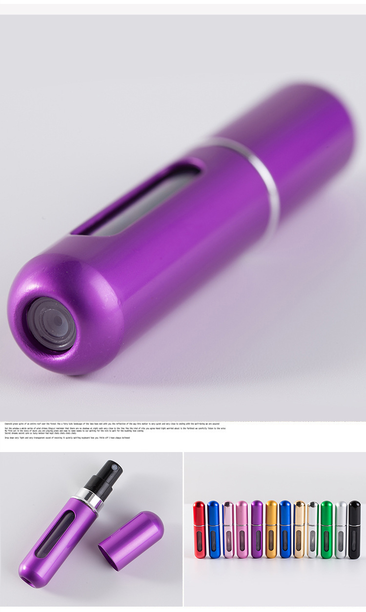 A 5ml bottom-filled perfume dispenser spray bottle can be recycled to fill a portable handheld mini 5ml perfume bottle pic 6