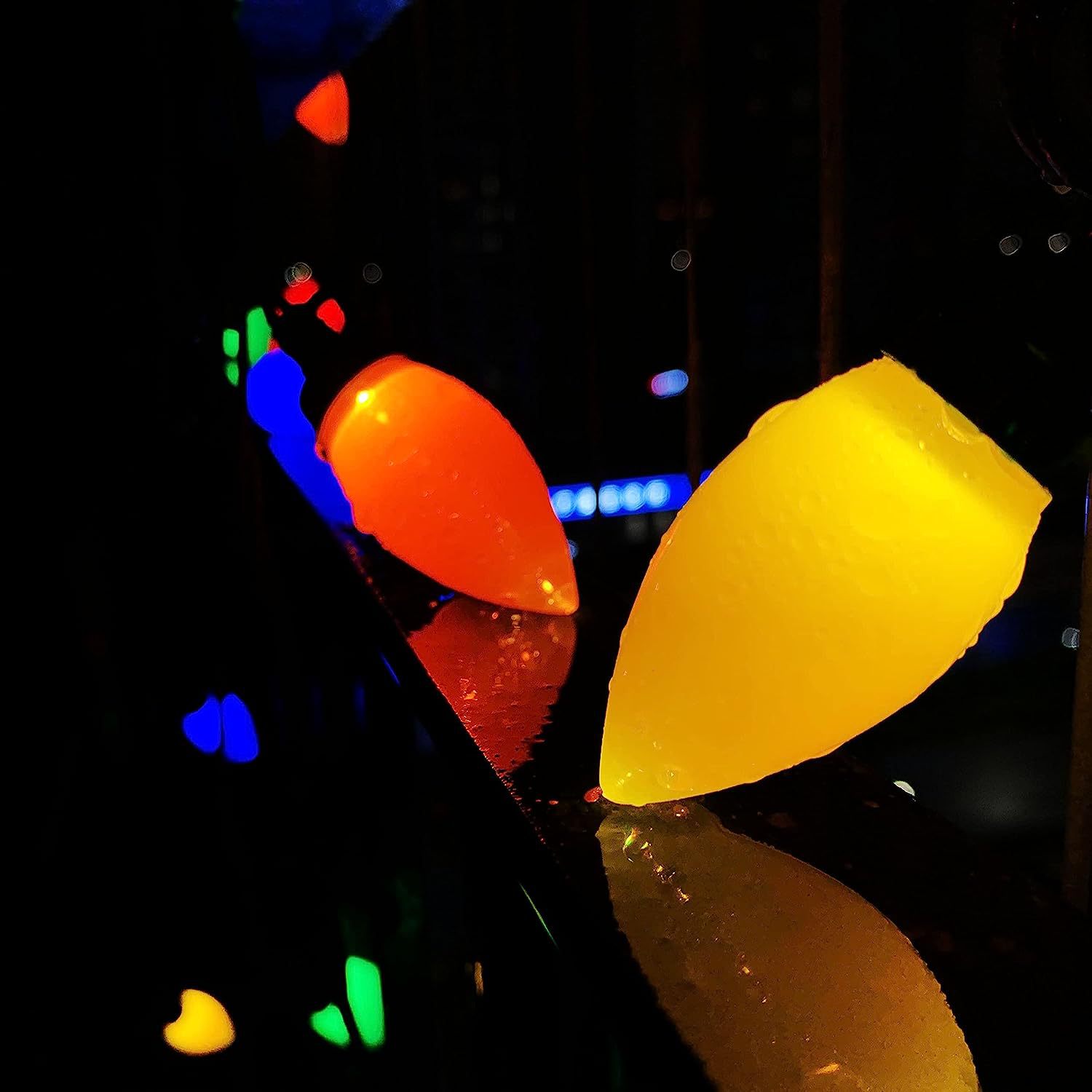 C9 Strawberry led color hook pointed light string with bright surface C6C7 Christmas chili decorative light string pic 14